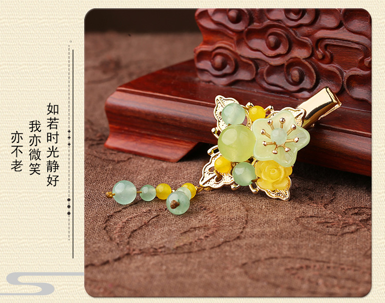 小清新復古頭飾，淑女氣質發(fā)夾頭飾