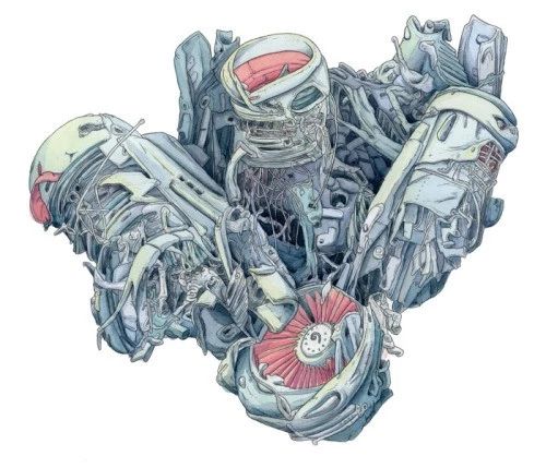 一組天馬行空插畫作品：看不一樣的視覺世界!