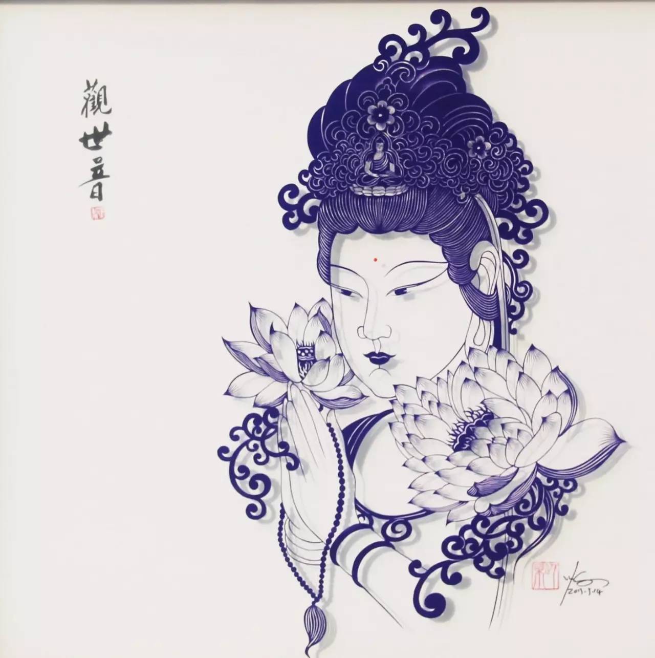 剪紙藝術(shù)作品：一次鏤空一根線條的信仰！