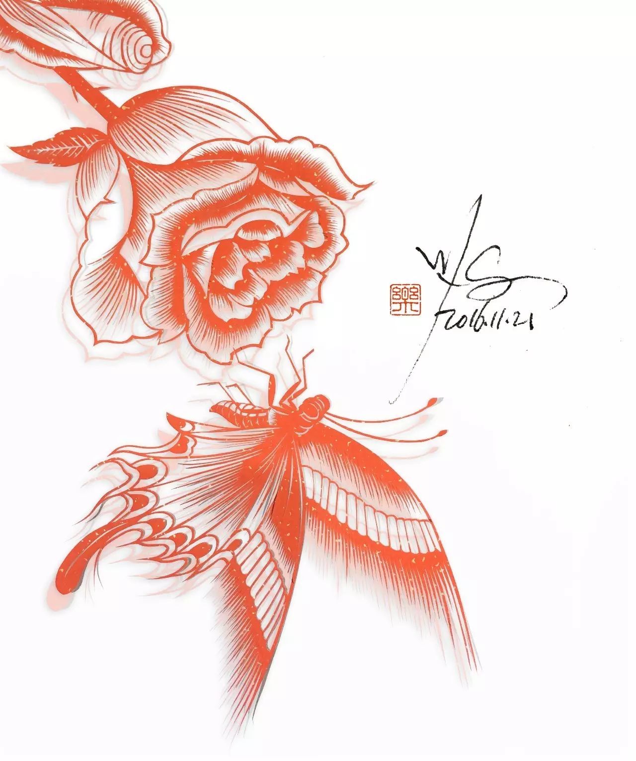 剪紙藝術(shù)作品：一次鏤空一根線條的信仰！