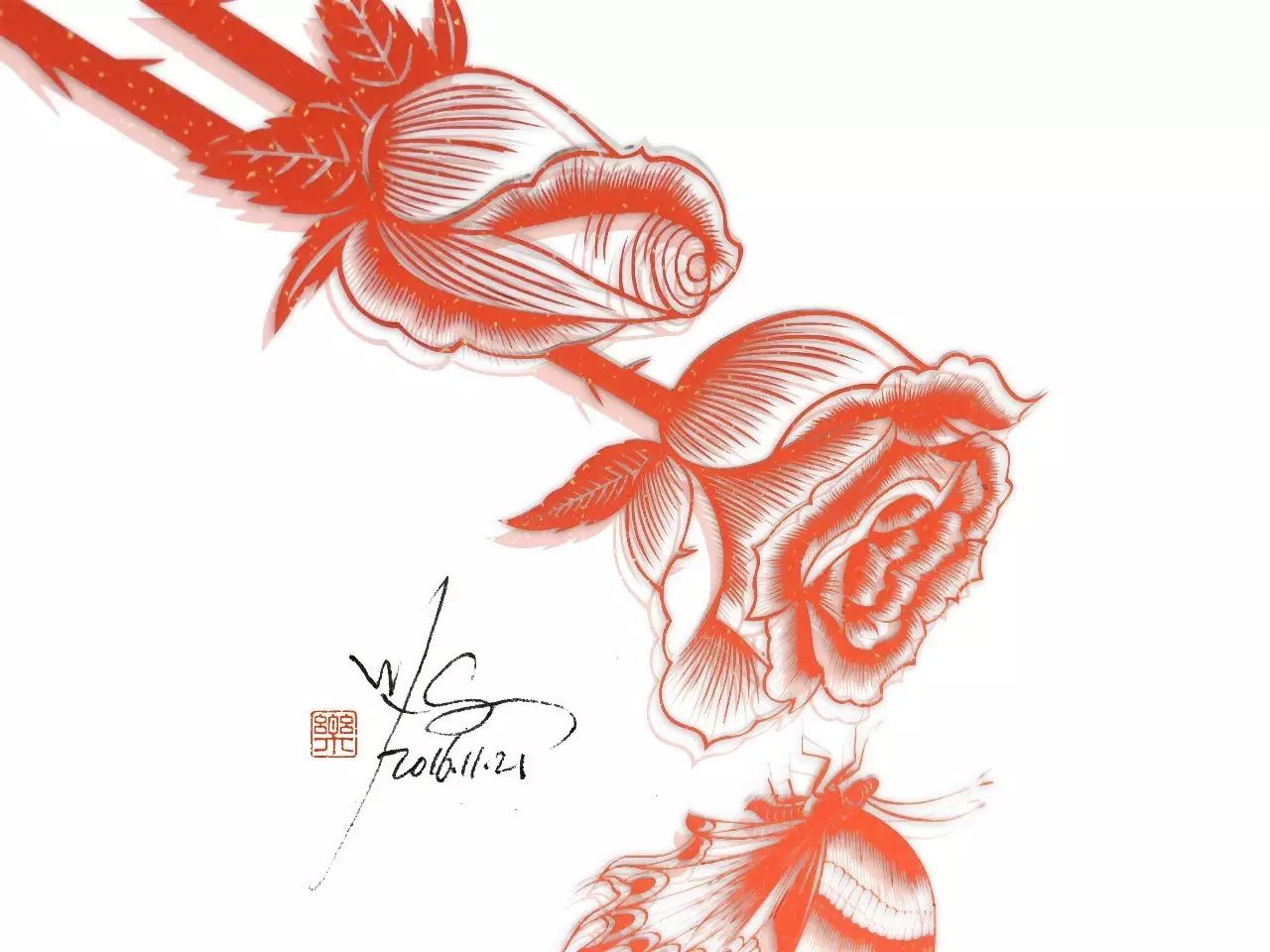 剪紙藝術(shù)作品：一次鏤空一根線條的信仰！