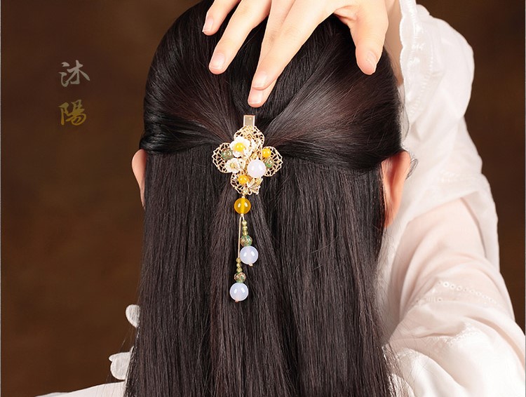 沐陽古粉發(fā)夾，向著陽光生長！