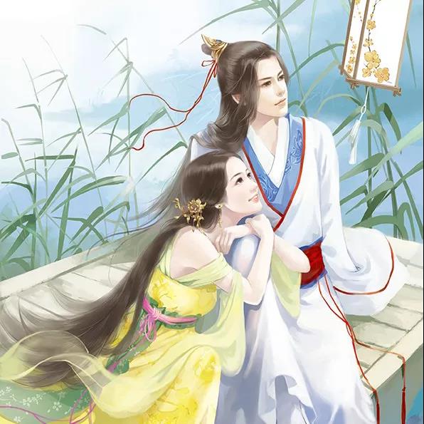 八款情侶古風頭像：甜蜜的愛情