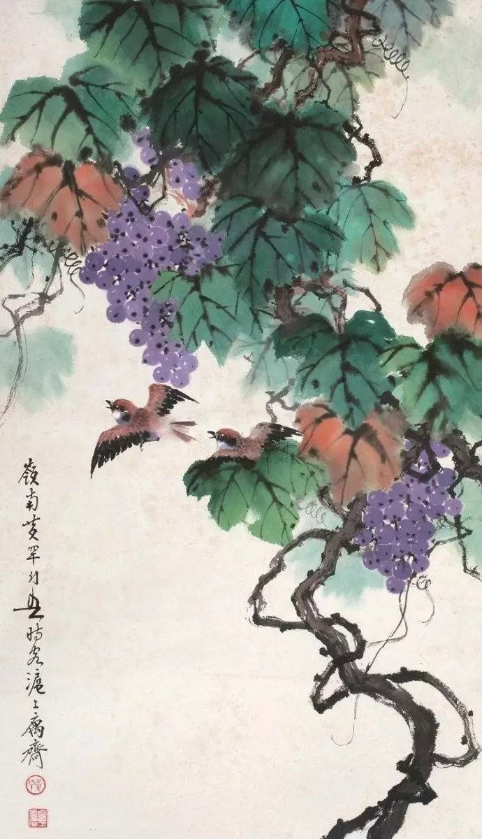 美人如葡萄，秀美如國(guó)畫！