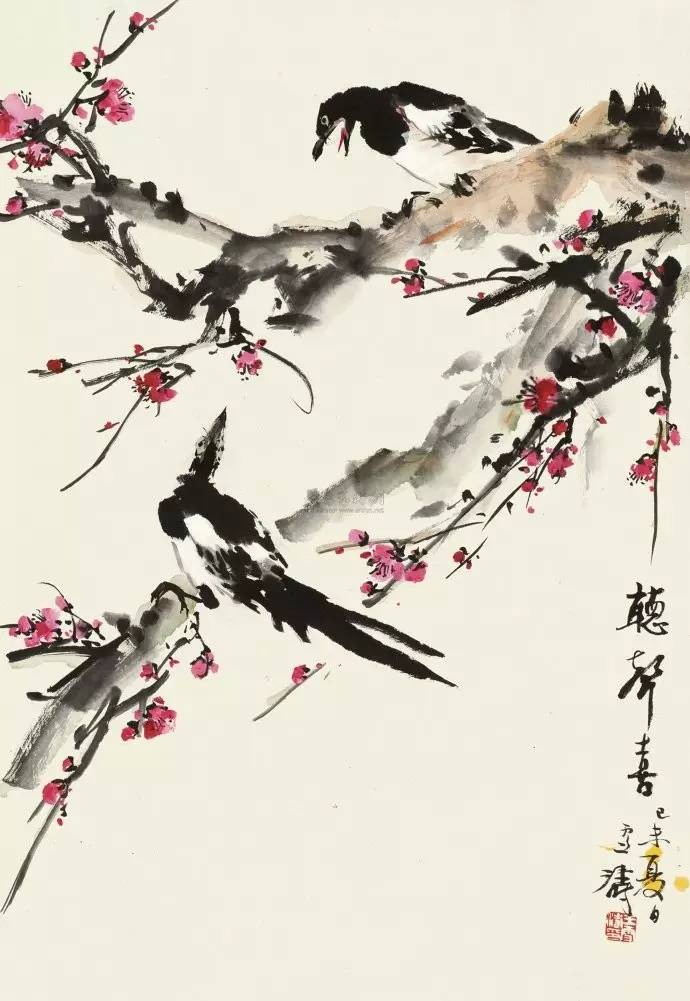 王雪濤國畫作品：28幅精品畫梅美極了！