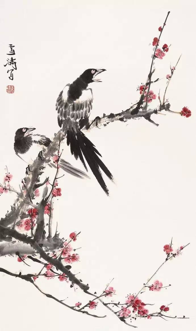 王雪濤國(guó)畫作品：28幅精品畫梅美極了！