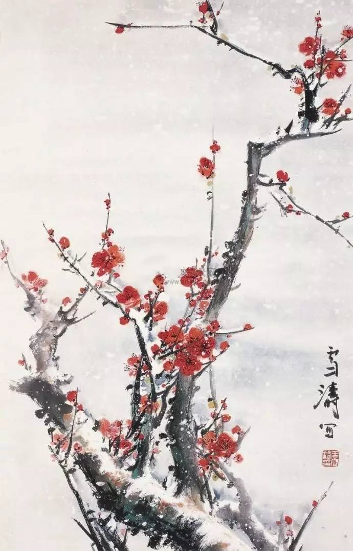 王雪濤國(guó)畫作品：28幅精品畫梅美極了！