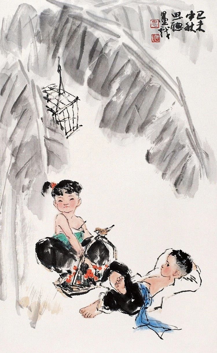 國畫里的兒童，萌翻六一兒童節(jié)！