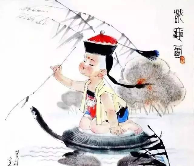 國畫里的兒童，萌翻六一兒童節(jié)！
