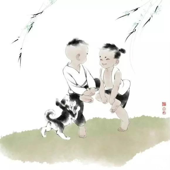 國畫里的兒童，萌翻六一兒童節(jié)！