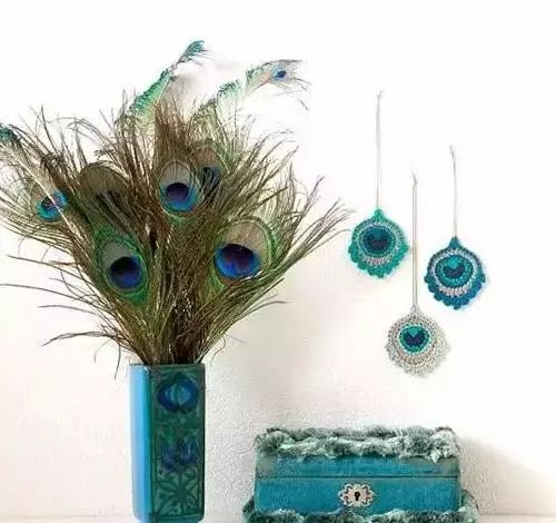 孔雀羽毛編織作品，驚艷眾人！