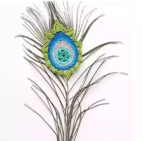孔雀羽毛編織作品，驚艷眾人！