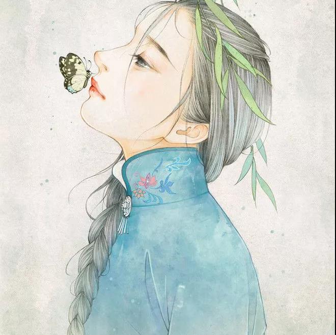 古風(fēng)女子頭像，一顰一笑盡動人