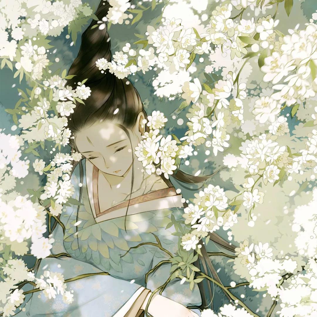 古風(fēng)女子頭像，一顰一笑盡動人