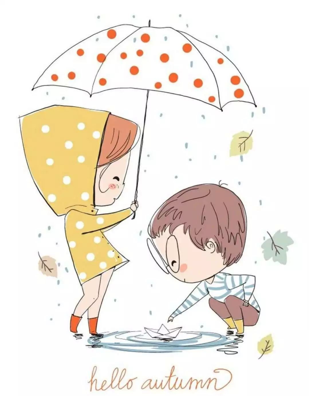 一組清新萌系簡筆插畫：萌動你的心靈！