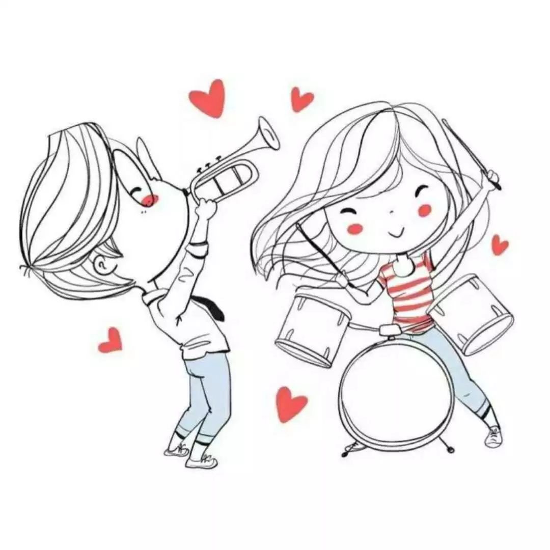 一組清新萌系簡筆插畫：萌動你的心靈！