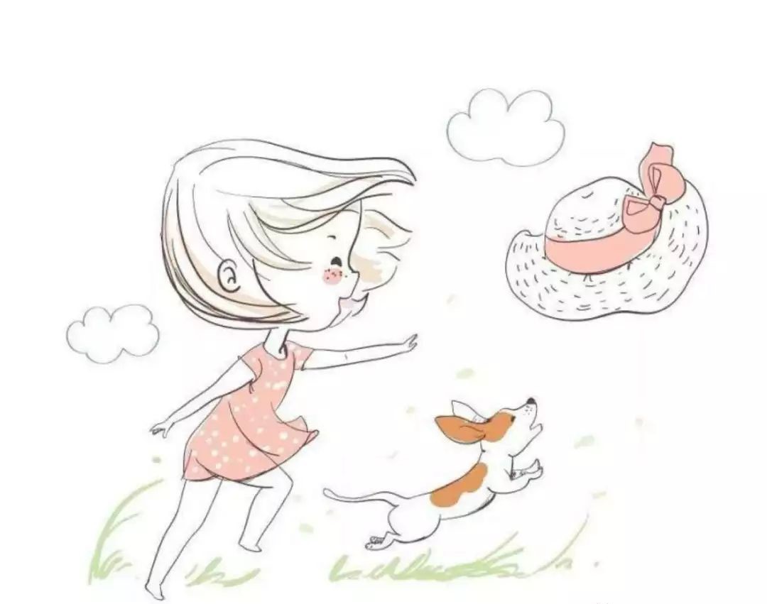 一組清新萌系簡筆插畫：萌動你的心靈！