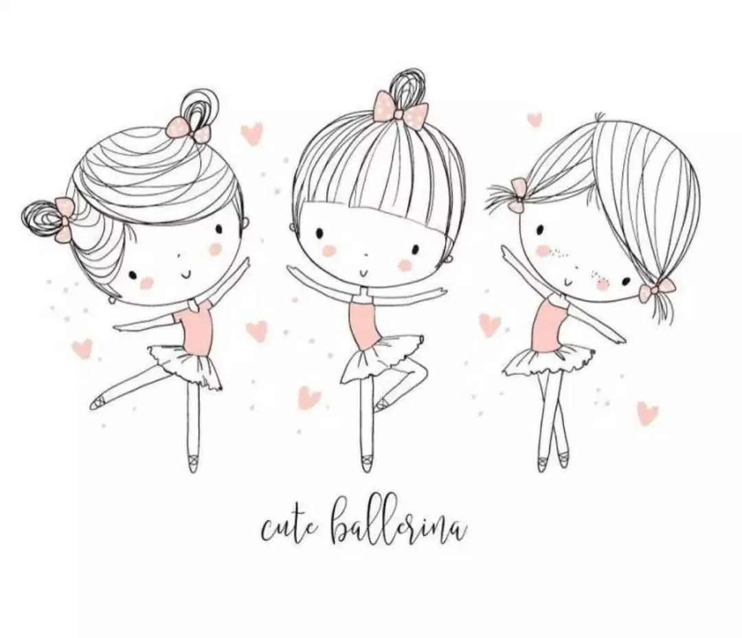 一組清新萌系簡筆插畫：萌動你的心靈！