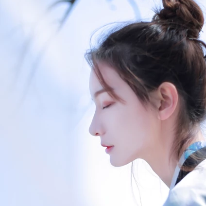 白衣斗笠古風(fēng)頭像，仙氣飄然迷人眼!