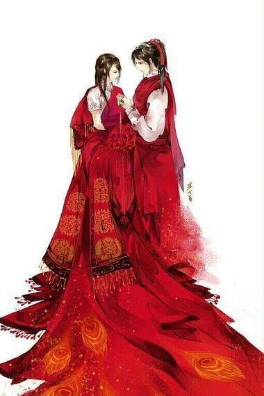 13款驚艷紅衣古風(fēng)圖片，唯美意境圖片!