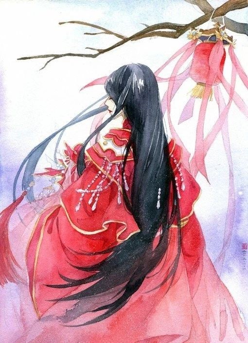 13款驚艷紅衣古風(fēng)圖片，唯美意境圖片!