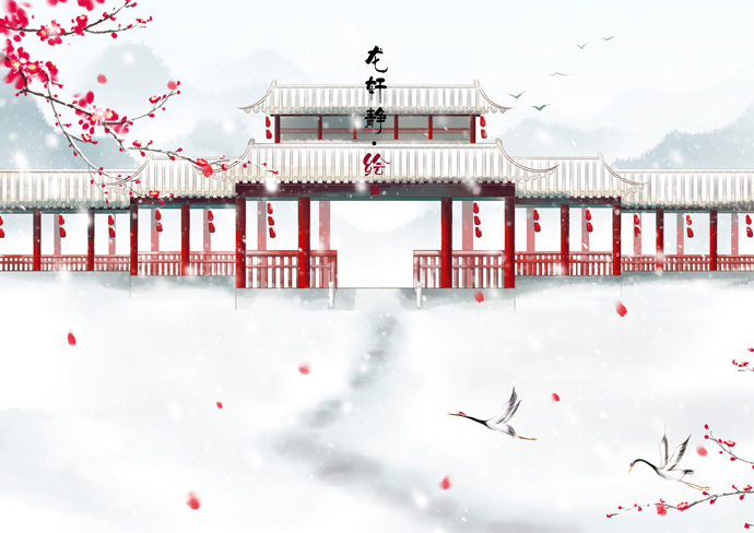 12款古風(fēng)背景圖片：清新脫俗的世外桃源