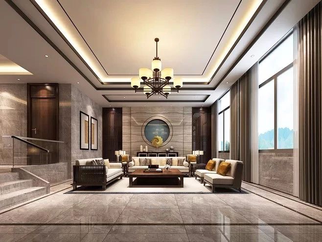 新中式客廳之美：魅力十足的中式裝修設(shè)計！