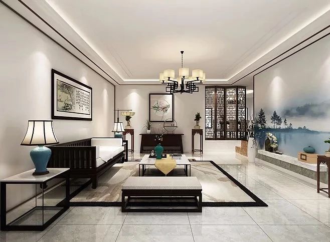 新中式客廳之美：魅力十足的中式裝修設(shè)計！