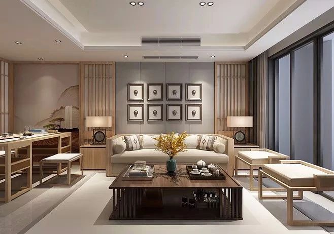 新中式客廳之美：魅力十足的中式裝修設(shè)計！