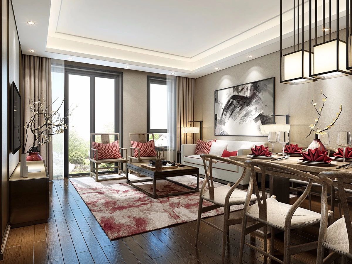 新中式客廳之美：魅力十足的中式裝修設(shè)計！