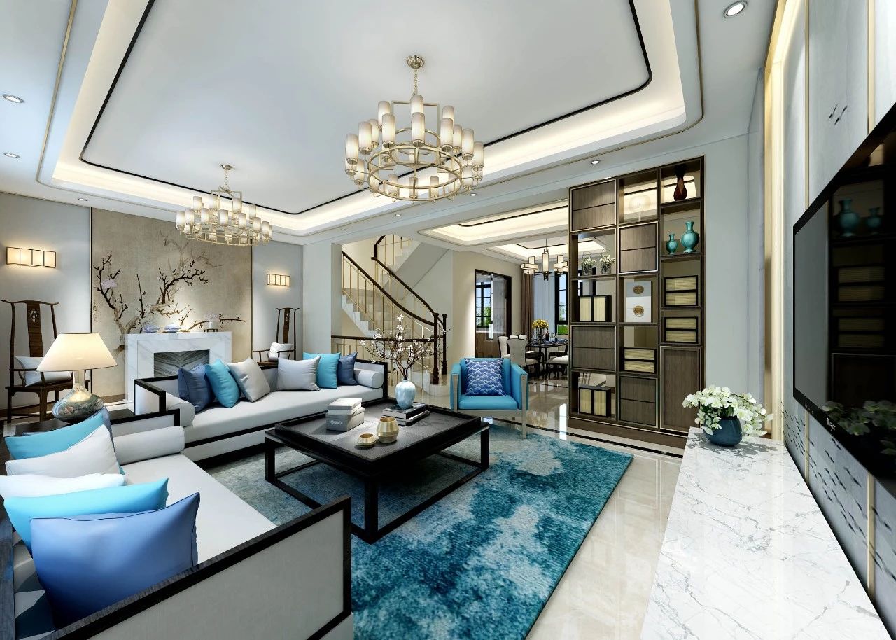 新中式客廳之美：魅力十足的中式裝修設(shè)計！