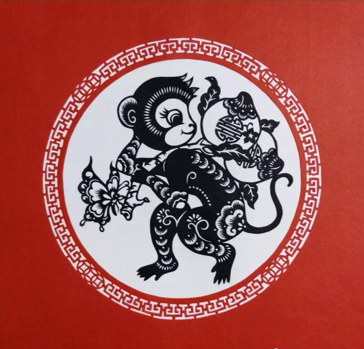 吉祥十二生肖剪紙圖片，薛娜剪紙作品欣賞