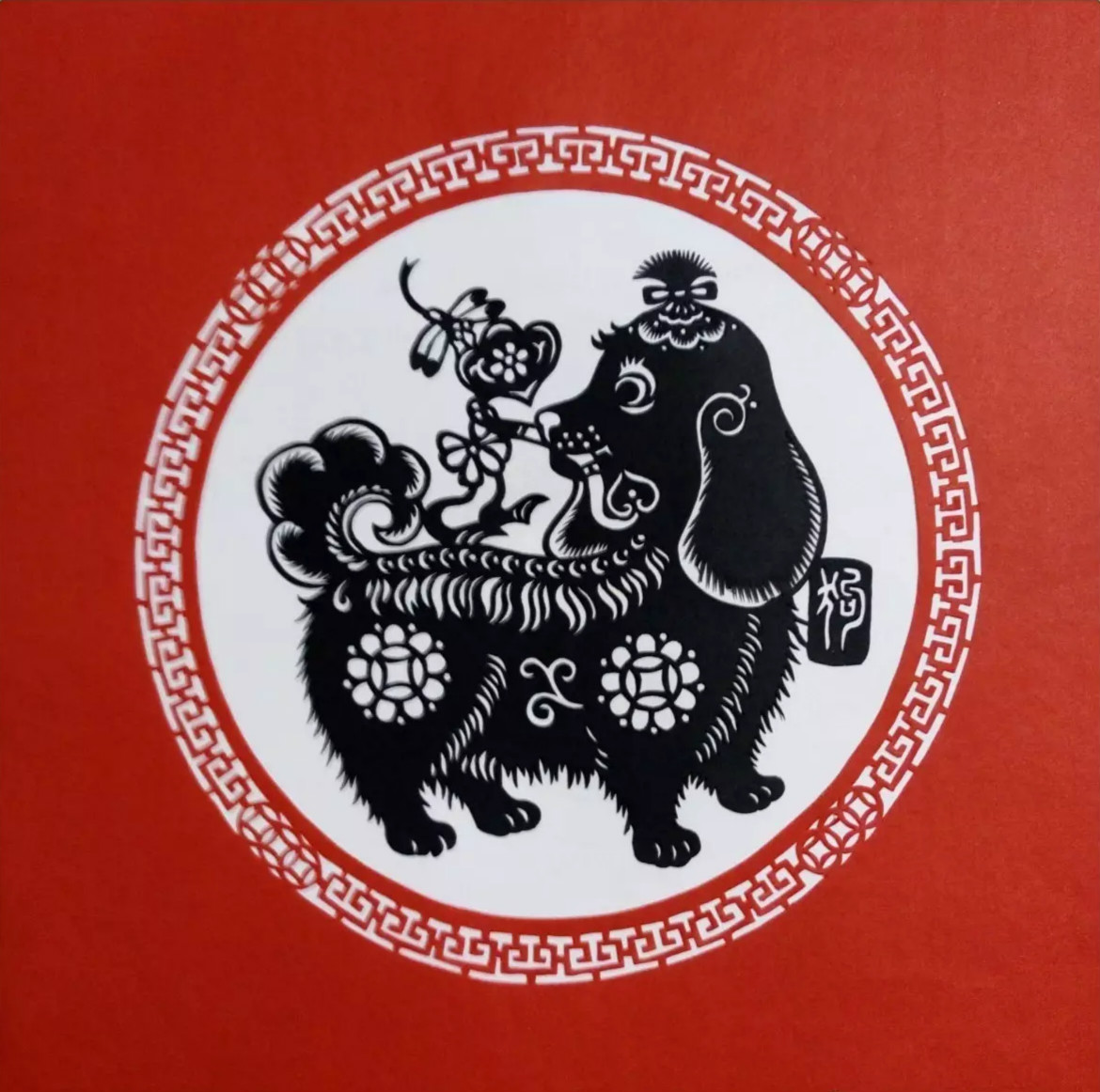 吉祥十二生肖剪紙圖片，薛娜剪紙作品欣賞