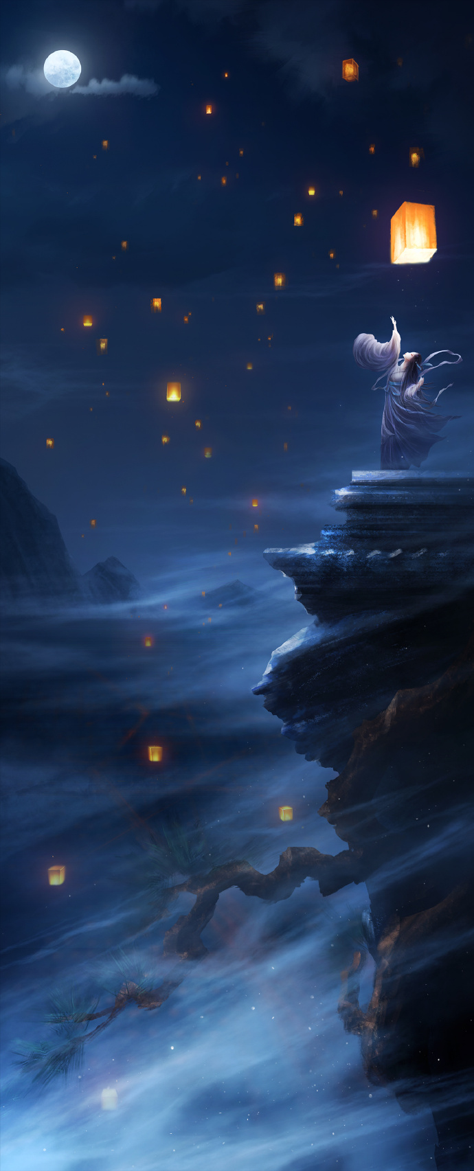 18張超美的花燈古風(fēng)圖片，可做手機壁紙的圖集