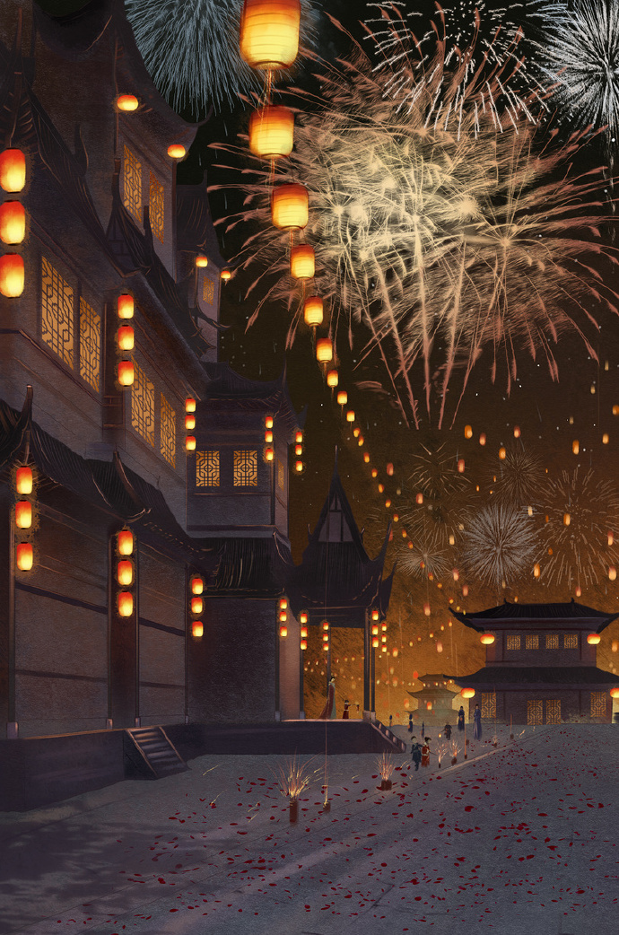 18張超美的花燈古風(fēng)圖片，可做手機壁紙的圖集