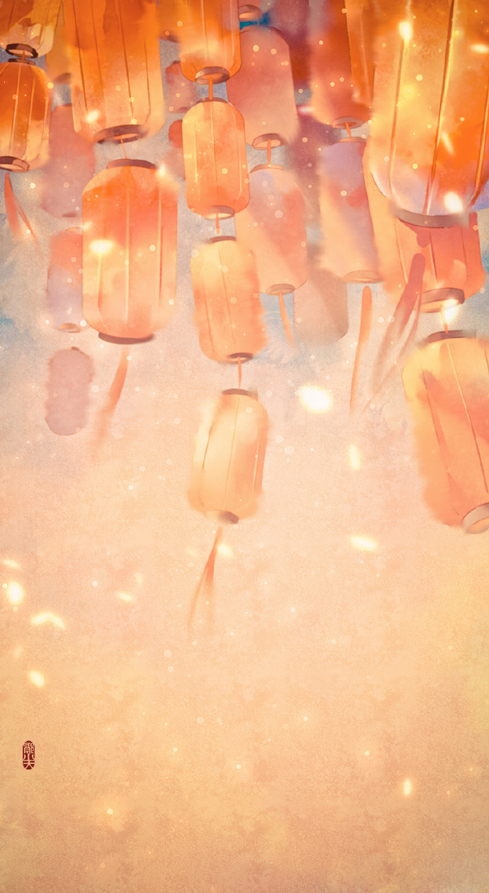 18張超美的花燈古風(fēng)圖片，可做手機壁紙的圖集