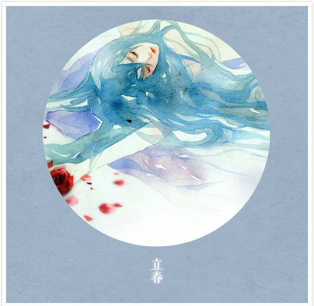 唯美二十四節(jié)氣古風圖片，可做頭像的古風插畫