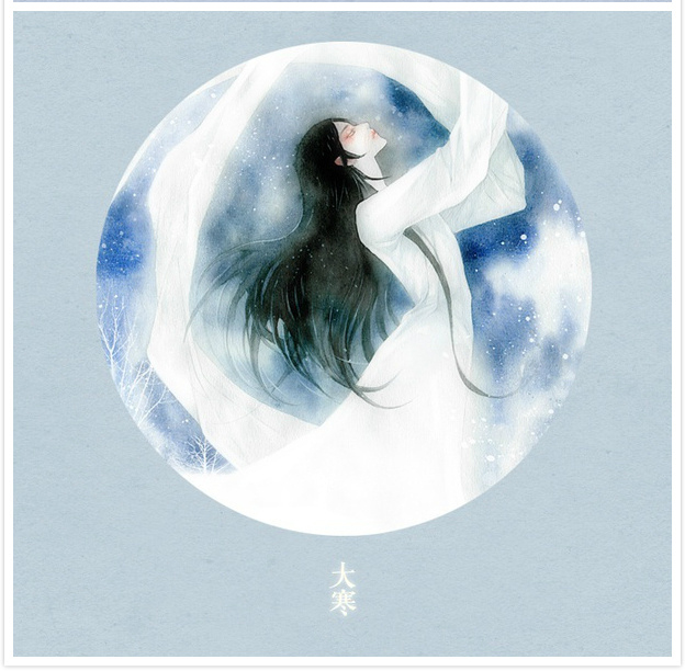 唯美二十四節(jié)氣古風圖片，可做頭像的古風插畫