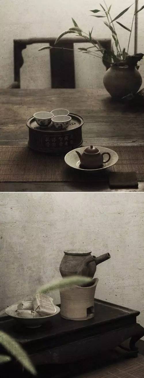 中式裝飾，家雖小茶室亦可很精致