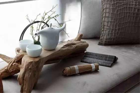 中式裝飾，家雖小茶室亦可很精致