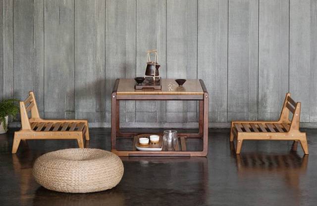 中式裝飾，家雖小茶室亦可很精致