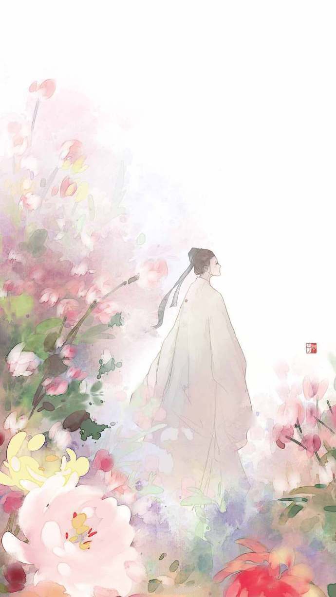 9款淡雅水彩禪意古風(fēng)背景，古風(fēng)手機壁紙圖片