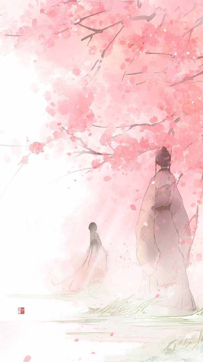 9款淡雅水彩禪意古風(fēng)背景，古風(fēng)手機壁紙圖片