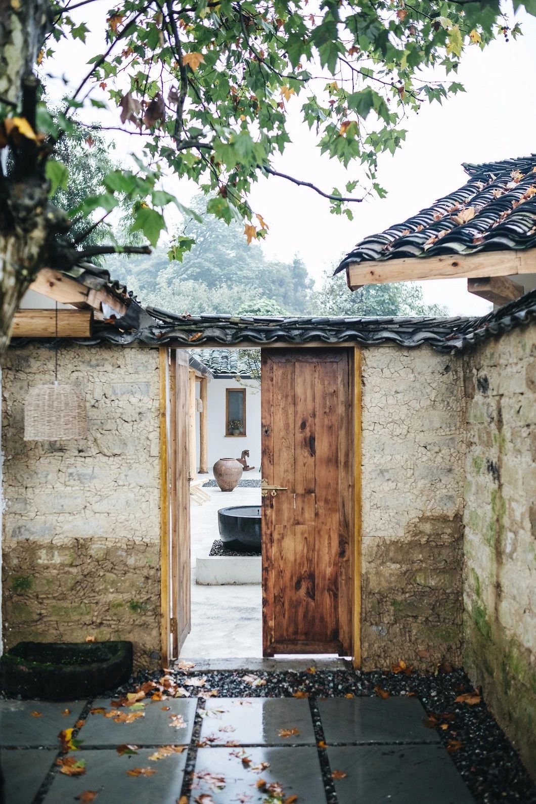 一所茶園里的民宿，過著鄉(xiāng)下悠閑愜意的日子