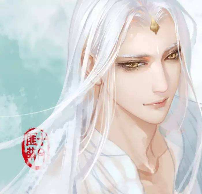 20張白發(fā)古風(fēng)美男圖集，滿頭銀發(fā)真的好迷人