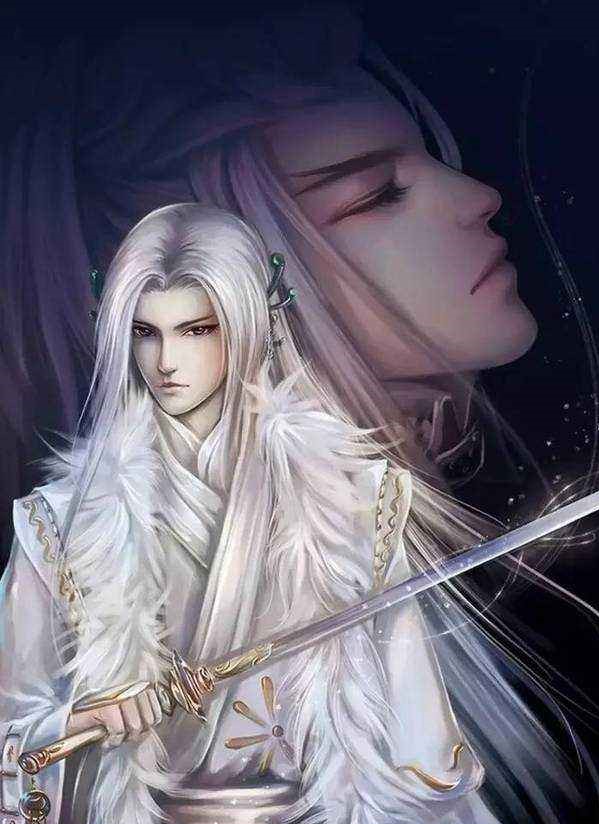 20張白發(fā)古風(fēng)美男圖集，滿頭銀發(fā)真的好迷人