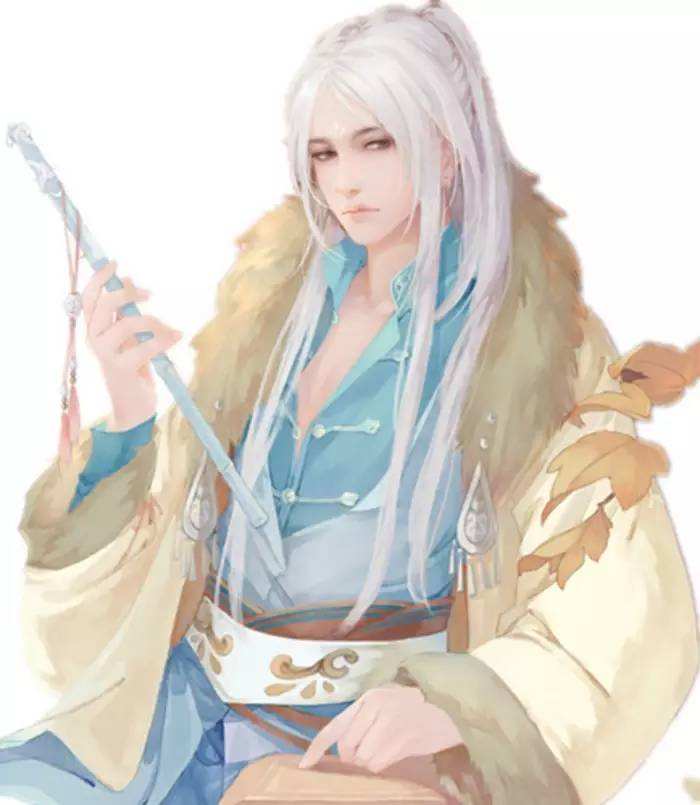 20張白發(fā)古風(fēng)美男圖集，滿頭銀發(fā)真的好迷人