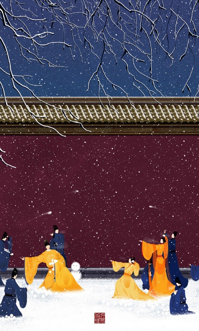 高清無臉古風(fēng)插畫欣賞，令人遐想的手繪插畫圖