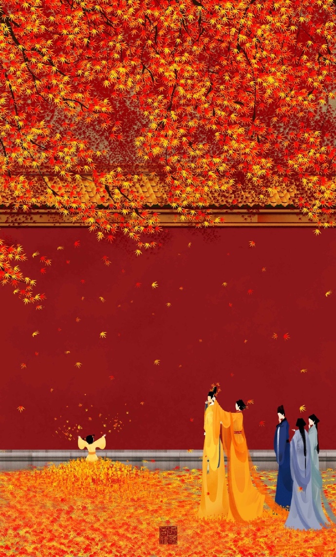 高清無臉古風(fēng)插畫欣賞，令人遐想的手繪插畫圖