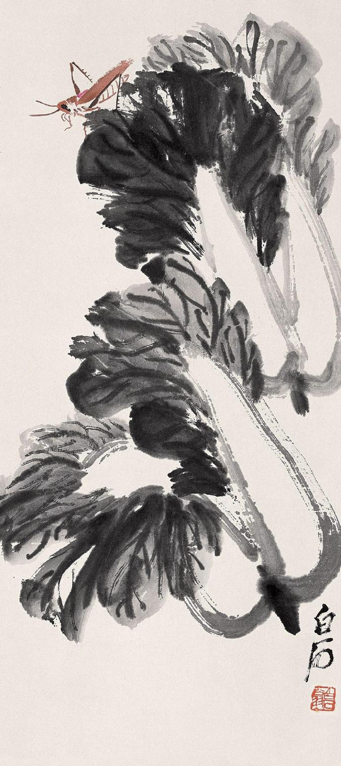 齊白石作品集合（90張），齊白石國畫作品欣賞